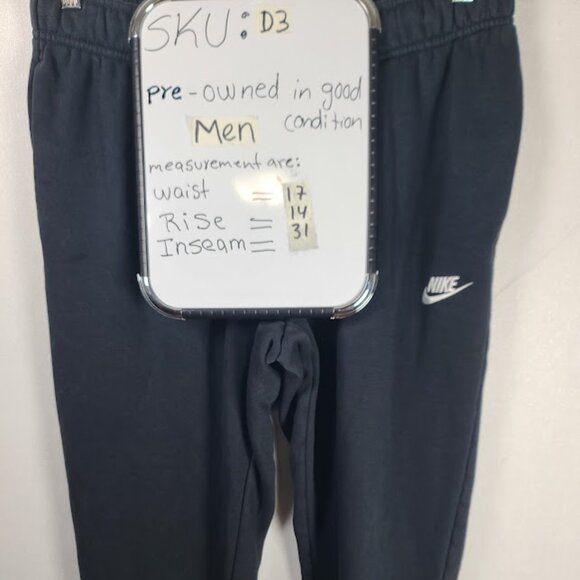 Nike Men's Black Drawstring Sportswear Club Fleece Casual Jogger Pant Size L - Picture 7 of 7